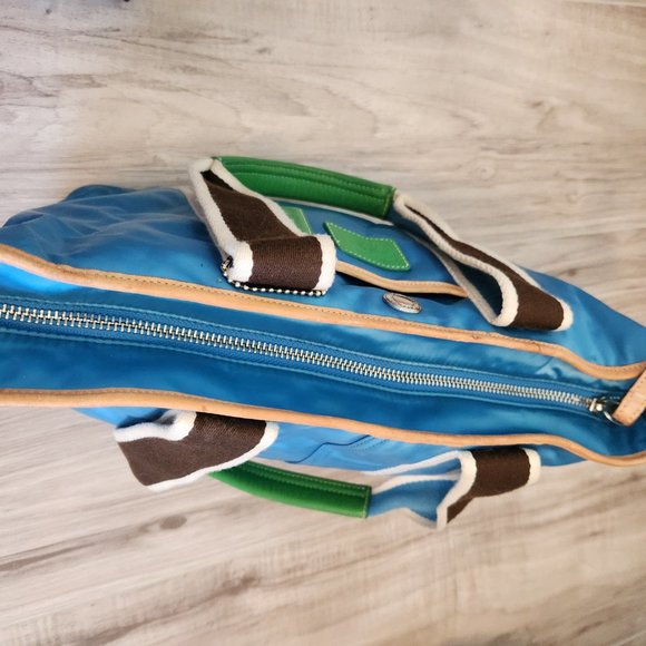 Vintage Coach Hampton Handbag Tote Bag Purse - Picture 5 of 9